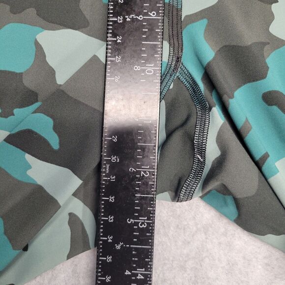 Lululemon Base Pace High-Rise Running Tight 25" Camo Tidewater Teal Size 18 Yoga - Picture 4 of 14